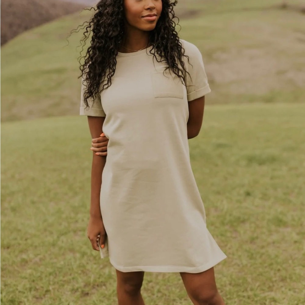 Roolee New Soul Pocket MOM Nursing Dress Olive